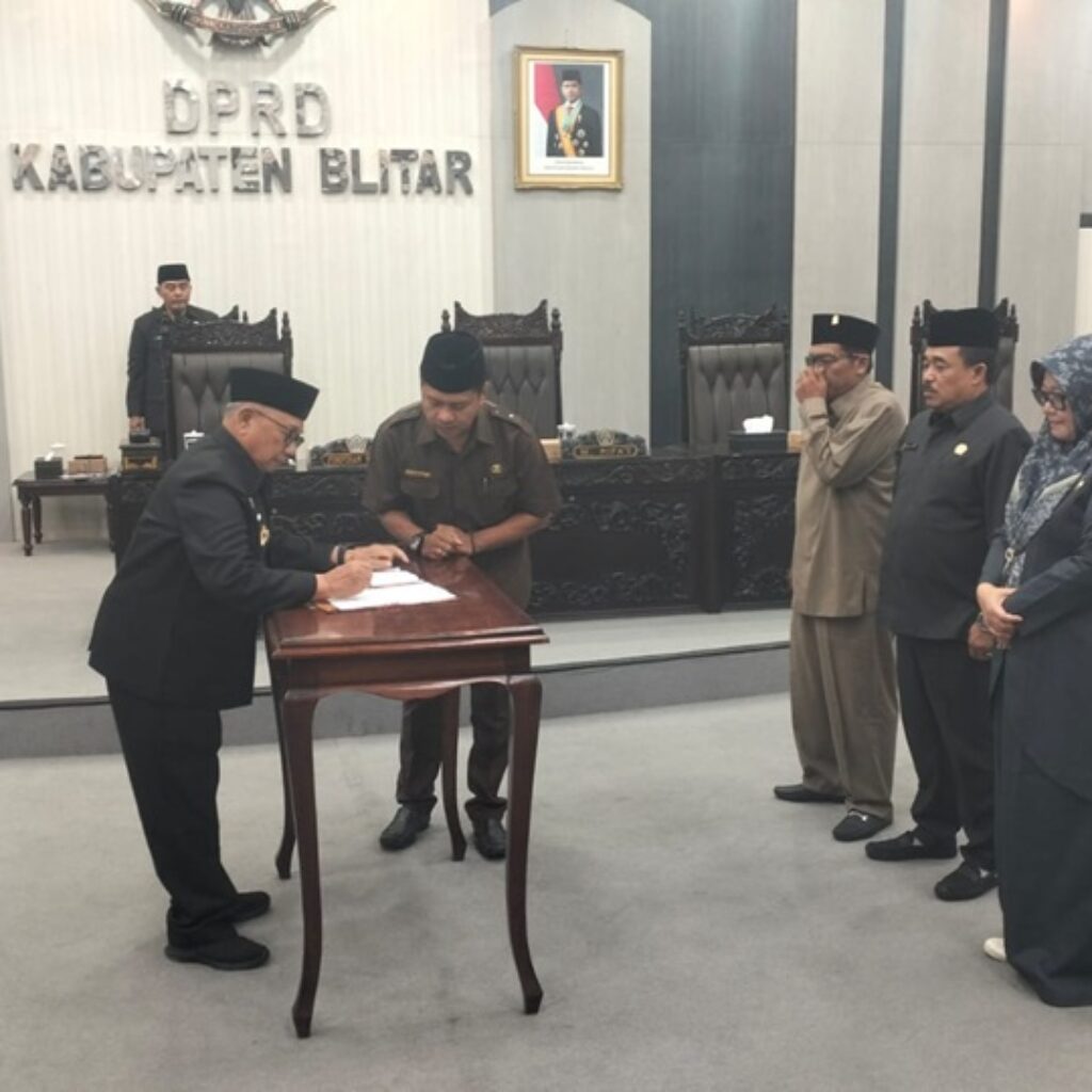 Rapat Paripurna DPRD Kabupaten Blitar, Kesepakatan Bersama Tentang KUA-PPAS Tahun 2026