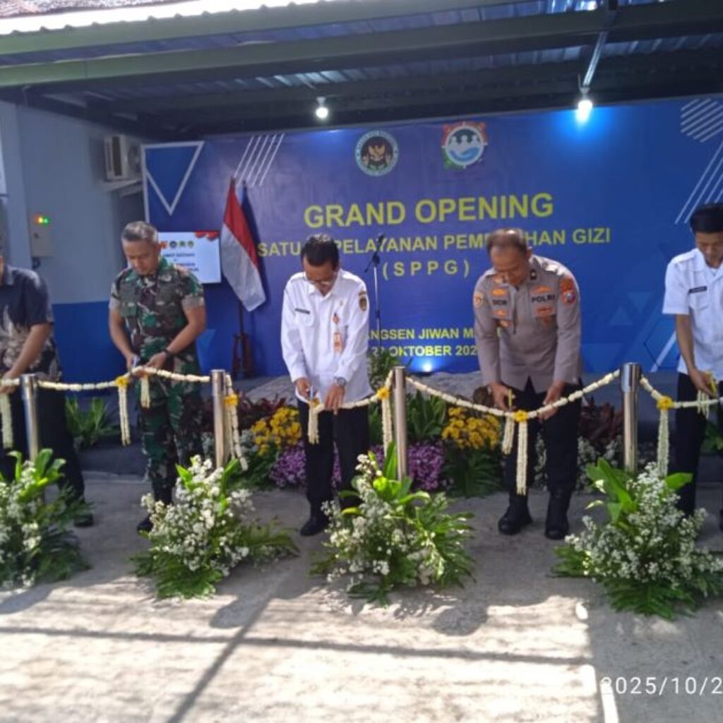 Opening SPPG Kwangsen, Wujud Nyata Kepedulian Pemkab Madiun Pastikan Pemenuhan Gizi Yang Sehat dan Seimbang