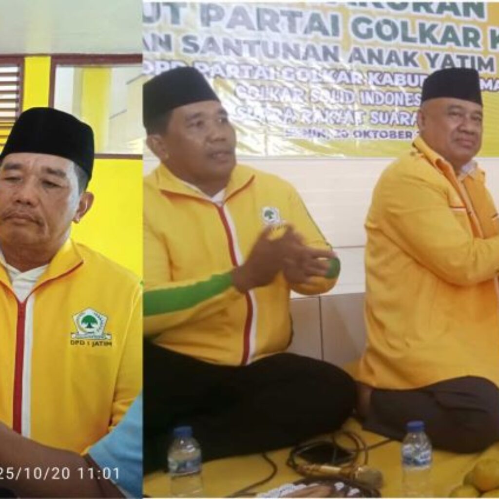 HUT Ke-61, Partai Golkar  Santuni Yatim dan Berbagi