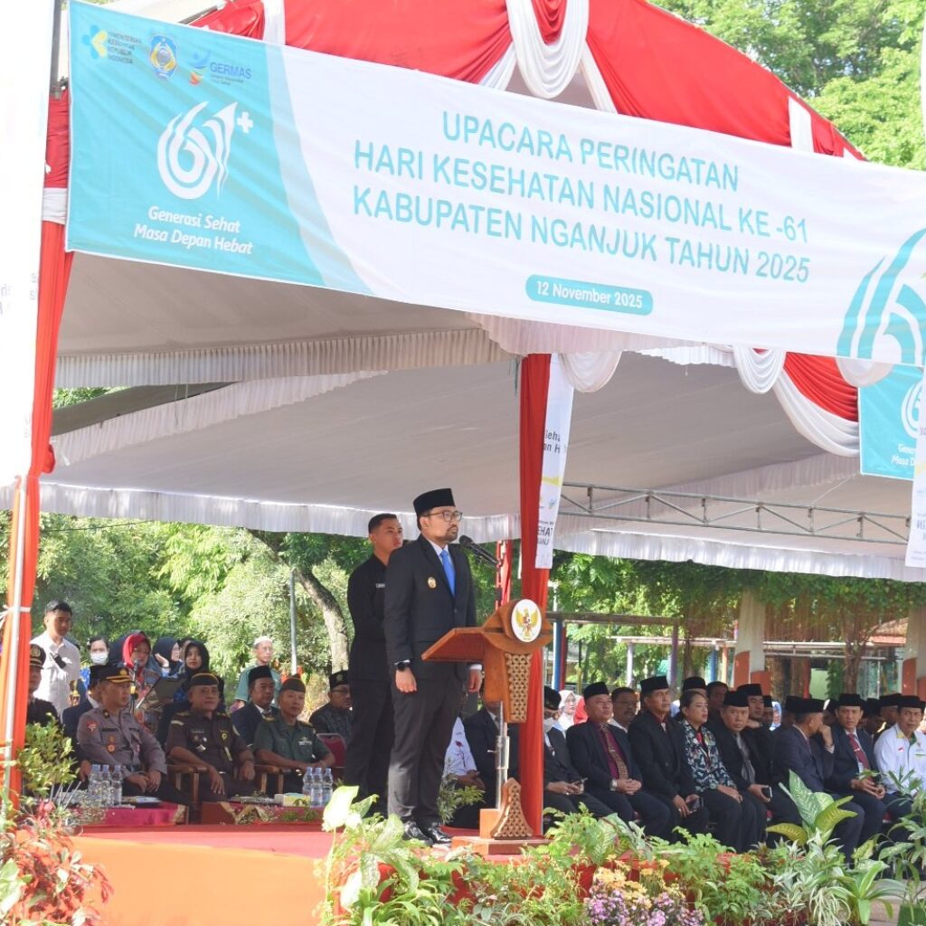 Puncak Perayaan HKN ke-61 Tahun 2025 di Nganjuk, Wabup Mengajak Tenaga Kesehatan Setulus-tulusnya Melayani Masyarakat