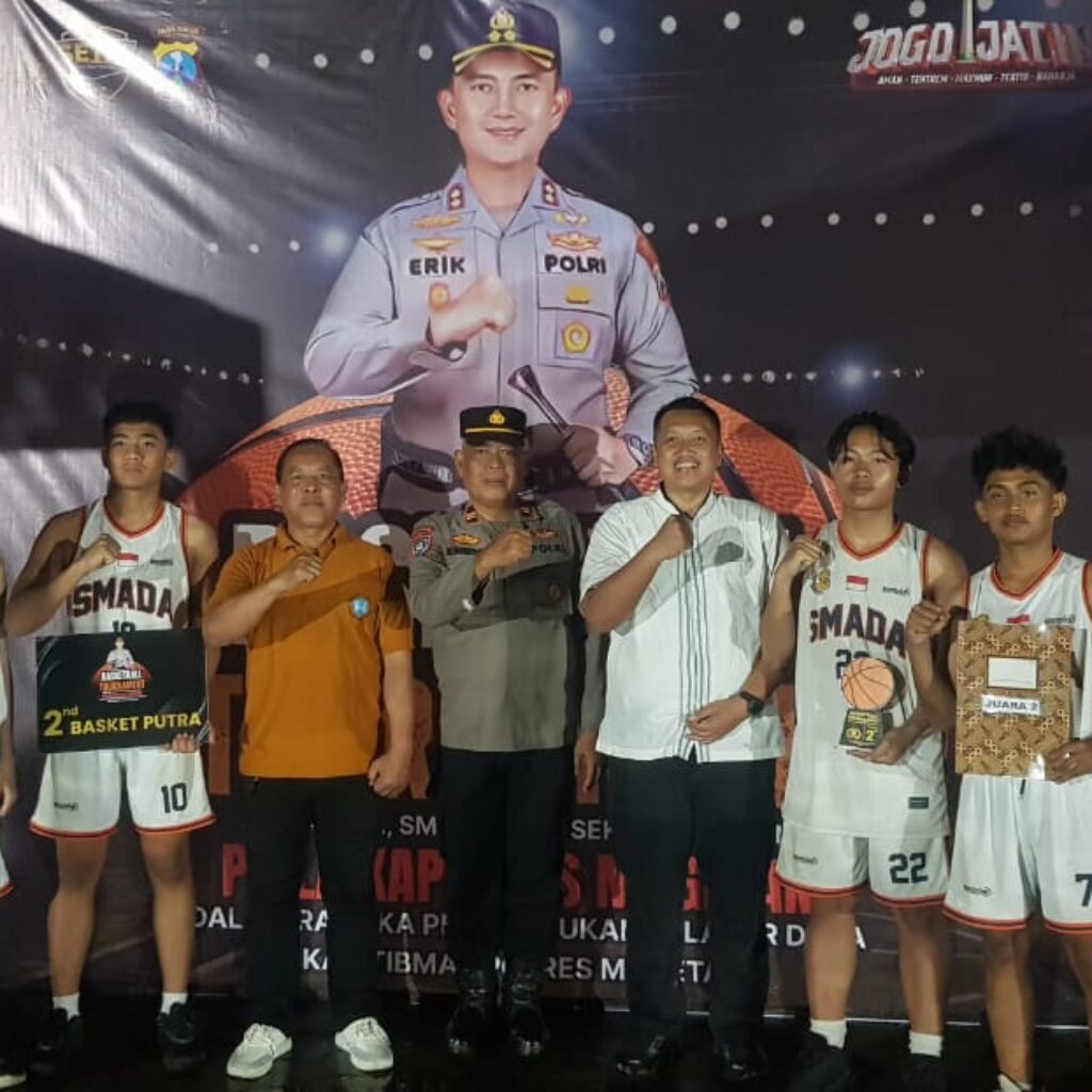 Basketball Tournamen Kapolres Cup 2025, SMADA Raih Juara II