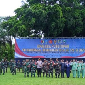 TMMD Ke- 126 Tahun 2025  Kodim 0804/ Magetan Resmi Ditutup