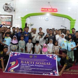 Rayakan Hari Bakti Imigrasi dan Pemasyarakatan, Rutan Pangkalan Brandan Gelar Bakti Sosial dan Santuni Anak Yatim