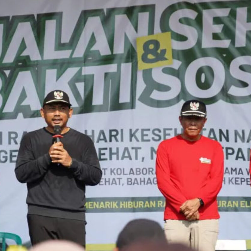 HKN Ke-61 Di Desa Dero, Ribuan Warga Ngawi Antusias Ikuti Jalan Sehat dan Bakti Sosial