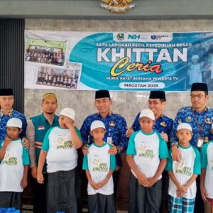 Kolaborasi Media Pewarta, Nurul Hayat dan Pemkab Magetan Gelar Khitan Ceria