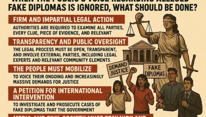 Ketika Suara Publik Terkait Dugaan Ijazah Palsu Diabaikan, Apa yang Harus Dilakukan?