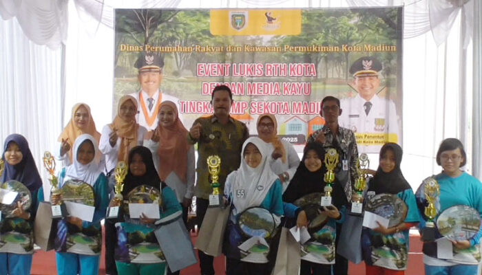 Pemkot Madiun Gelar Event Lukis RTH Kota dengan Media Kayu Tingkat SMP
