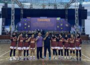 Basketball Tournamen Bupati Cup 2025, Tim Basket Putri SMANTI Raih Juara II