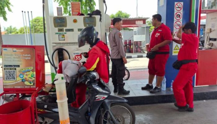 Jelang Nataru Polisi Sidoarjo Masifkan Patroli di SPBU