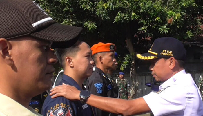 Tandai Dimulianya Posko Nataru, KAI Daop 7 Madiun Apel Gelar Pasukan