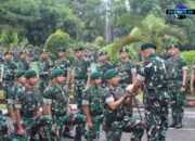 Yonif 515 UTY/9/2 Kostrad Gelar Tradisi Penyambutan Warga Baru
