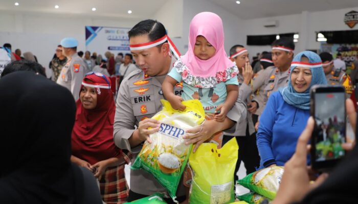 Polres Magetan Gelar Gerakan Pangan Murah Untuk Masyarakat Dengan Harga Terjangkau