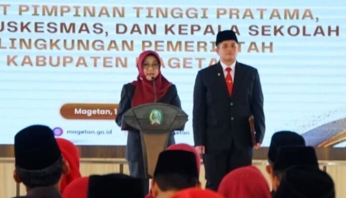 Bupati Magetan Lantik dan Rotasi 155 Pejabat  Tinggi Pratama, Kepala Puskesmas dan Kepala Sekolah