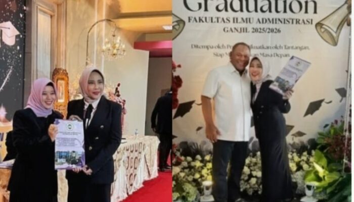 Wabup Mimik Idayana Dinyatakan Lulus dan Meraih Gelar Sarjana Administrasi Publik di Unitomo