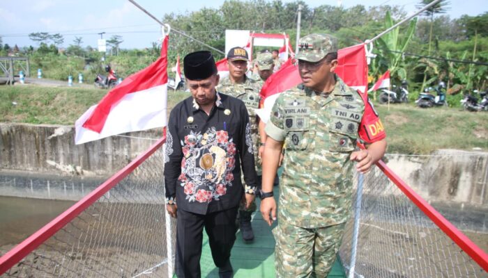 Dandim 0808/Blitar Resmikan Jembatan Garuda dan Perintis Garuda: Akses Mobilitas Warga Semakin Lancar