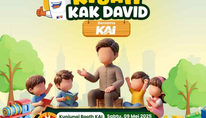 Melalui “Safari Kisah Kak David” di The Nice Playland, KAI Daop 7 Madiun Hadirkan Keceriaan dan Edukasi,