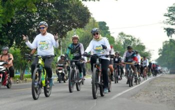 Harlah ke-3 IPARI, IRCC Daop 7 Madiun Gowes Bersama Forkopimda dan SKPD Kabupaten Madiun