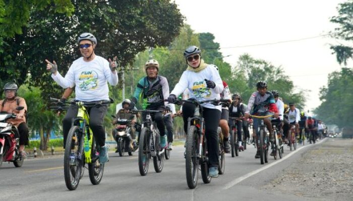 Harlah ke-3 IPARI, IRCC Daop 7 Madiun Gowes Bersama Forkopimda dan SKPD Kabupaten Madiun