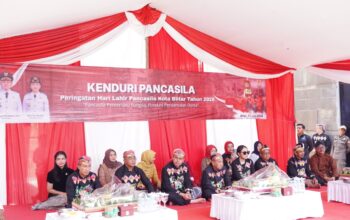 Dandim 0808/Blitar Hadiri Peringatan Hari Lahir Pancasila 2026, Kirab Gunungan & Genduri Pancasila Kuatkan Semangat Persatuan Bangsa