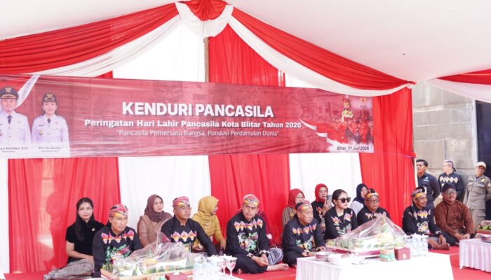 Dandim 0808/Blitar Hadiri Peringatan Hari Lahir Pancasila 2026, Kirab Gunungan & Genduri Pancasila Kuatkan Semangat Persatuan Bangsa