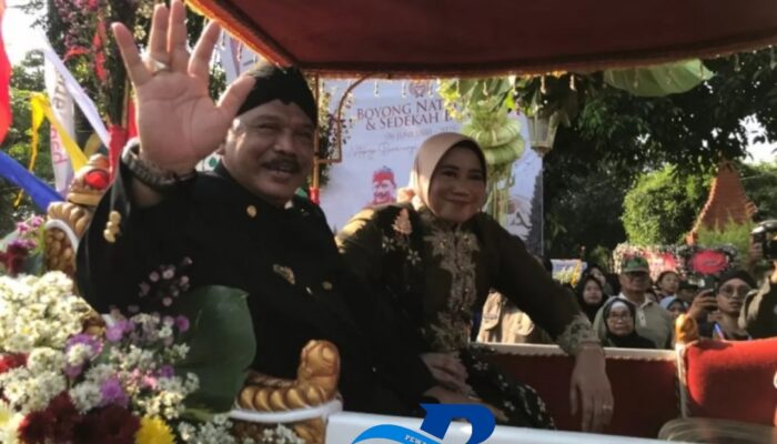 Ribuan Warga Padati Kirab Boyong Nayoko Projo, Nganjuk Rayakan 146 Tahun Perpindahan Ibu Kota dengan Semangat “Hambangun Projo”