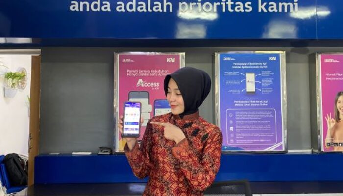 Tingkatkan Layanan Digiital,  KAI Daop 7 Madiun Kenalkan Fitur Access by KAI