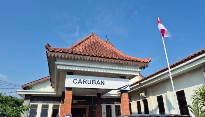 Stasiun Caruban Jadi Urat Nadi Transportasi Kabupaten Madiun