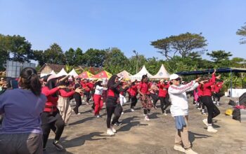 Peringatan Bulan Bung Karno, DPC PDI Perjuangan Magetan  Gelar Aksi Sosial Maroton, Senam, Pagelaran Budaya Hingga Diskusi