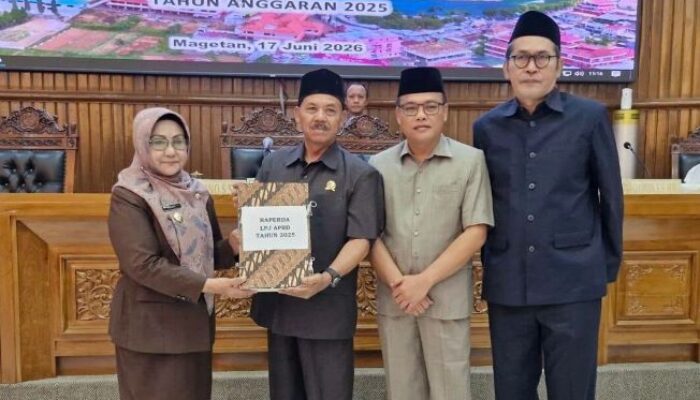 Paripurna Bupati Magetan Sampaikan Laporan Pertanggungjawaban APBD T.A 2025