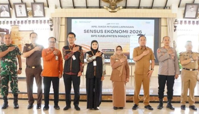 Bupati Magetan Lepas Petugas Sensus Ekonomi 2026