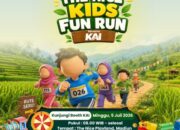 KAI Daop 7 Madiun Hadir di The Nice Kids Fun Run 2026 dengan Edukasi dan Beragam Layanan Pelanggan