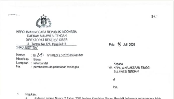 Anggota DPD RI Asal Sulteng Berinisial RA Ditetapkan Sebagai Tersangka, Berpotensi di PAW