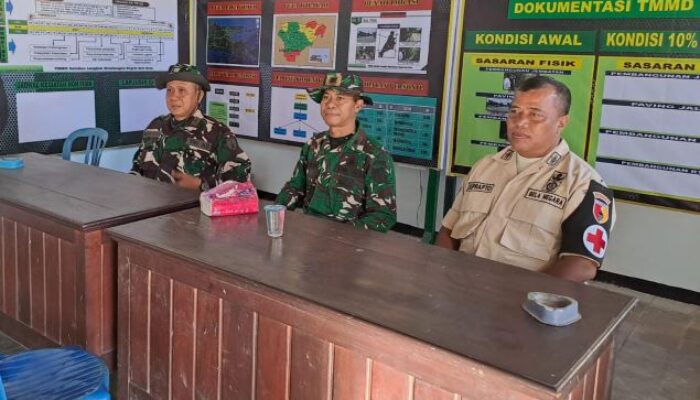 Jaga Kesehatan TNI dan Warga, Tim Medis TMMD 129 Ponorogo Keliling Sasaran Fisik