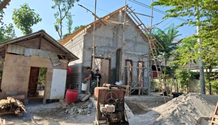 Lebih Besar dari Standar, Rehab Rumah Warga Ponorogo di TMMD Ke-129 Dikebut