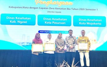 Ngawi Terima Penghargaan Zero Kematian Ibu Semester I 2026