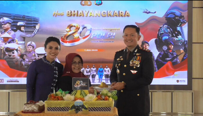 Upacara dan Tasyakuran Peringatan Hari Bhayangkara Ke- 80 Polres Magetan
