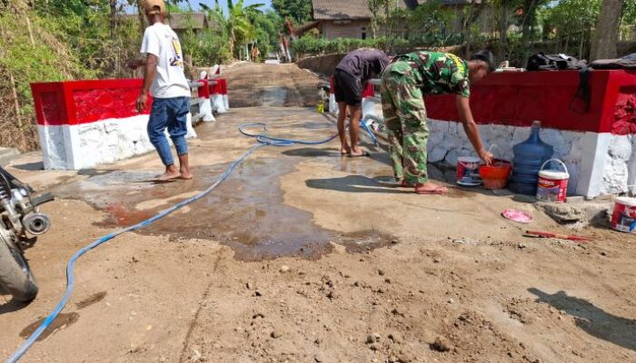 Dari Jembatan Sesek Bambu ke Jembatan Permanen, Warga Bulu Lor Rasakan Manfaat TMMD ke-129