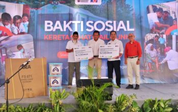 Hadirkan Rail Clinic , KAI Daop 7 Madiun Berikan Layanan Kesehatan Gratis di Stasiun Geneng