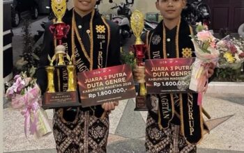 Dua Siswa SMAn 1 Maospati Raih Juara Ajang Pemilihan Duta GenRe Magetan 2026