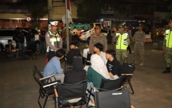 Gabungan TNI dan Pemkab, Polres Magetan Gelar Patroli Skala Besar