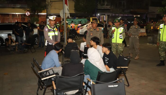 Gabungan TNI dan Pemkab, Polres Magetan Gelar Patroli Skala Besar