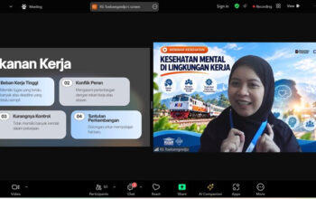 Melalui Webinar Bertajuk “Kesehatan Mental di Lingkungan Kerja”, KAI Daop 7 Madiun Perkuat Kepedulian terhadap Kesehatan Mental Pekerja