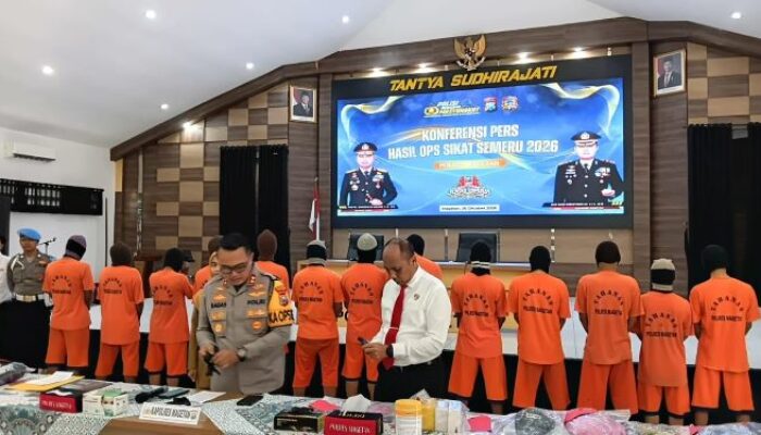 Ops Sikat Semeru 2026, Polres Magetan Ungkap 11 Kasus Pidana