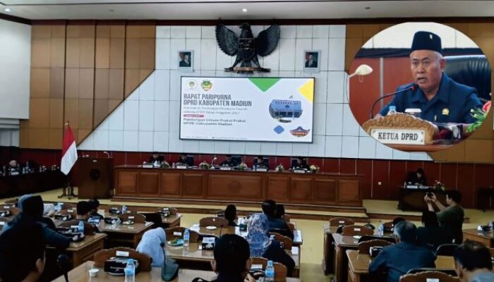 Rapat Paripurna  DPRD Kabupaten Madiun Agenda  Pandangan Umum Fraksi Terhadap Raperda APBD Tahun Anggaran 2027